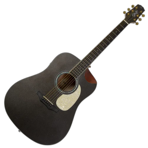 Violão Eletroacústico Seizi Akira Kaizen Space Grey Marcelo Carvalho com Captador Seizi Kaizen Recarregável Aço Madeira Mahogany Laminado e Bag 10361033