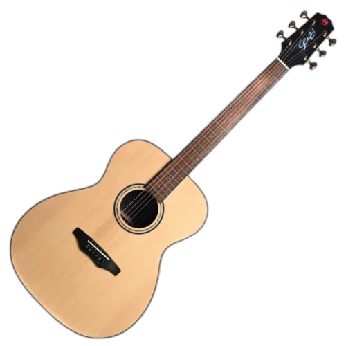 Violão Acústico Seizi Supreme All Solid Fuji Spruce Natural com Cordas de Aço Madeira Rosewood Sólido e Bag 10360692