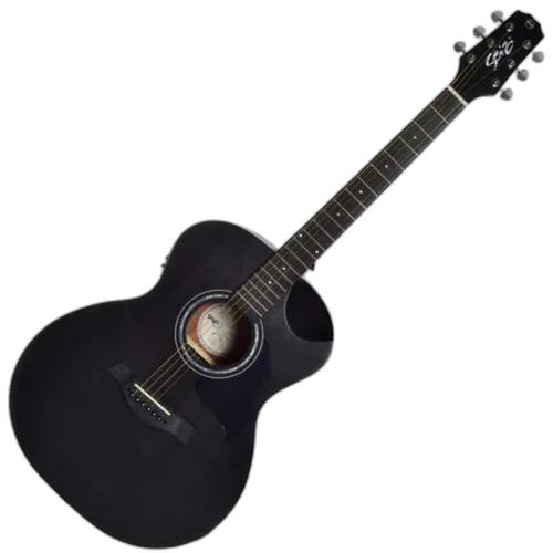 Violão Eletroacústico Seizi Nagoya Open Pore Black com Captador e Equalizador Seizi Cordas de Aço Madeira Mogno Laminado e Bag 10360453