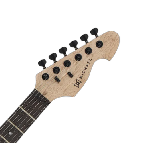 Guitarra Michael Standard GM217N MBA com Captadores Single Coil Tarraxas Blindadas e Ponte Tremolo