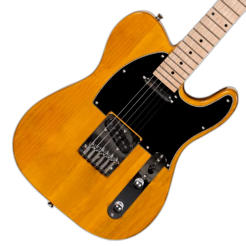 Guitarra Michael Slide GM385N AM com Captadores Single Coil e Lipstick Tarraxas Blindadas e Ponte Standard