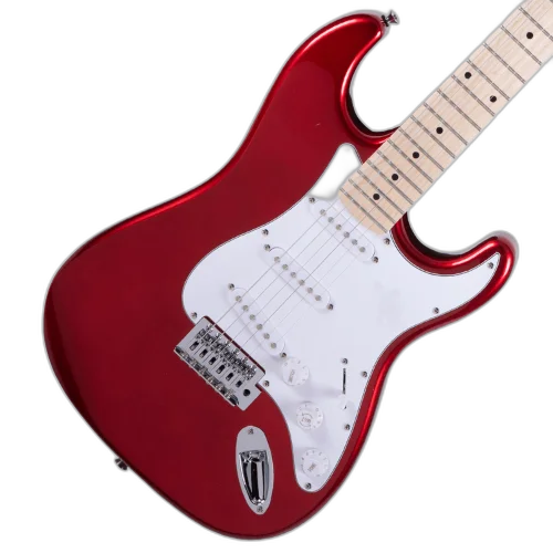 Guitarra Michael Advanced GM227N MR com Captadores Single Coil Tarraxas Blindadas e Ponte Tremolo