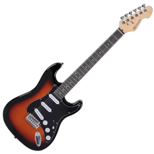 Guitarra Michael Advanced GM227N AB SK com Captadores Single Coil Tarraxas Blindadas e Ponte Tremolo