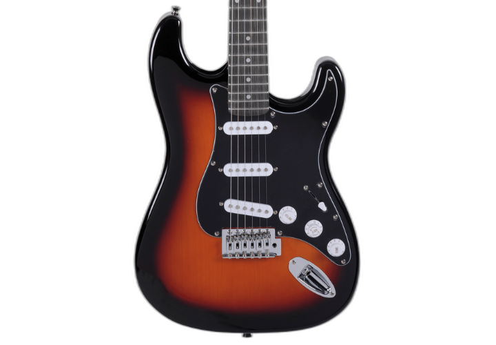 Tampo Spruce Laminado Sunburst Black