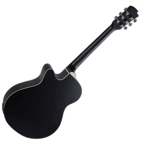 Violão Eletroacústico Michael Mini Jumbo VMA320 SM (Sunburst Mate) com Tampo Linden Pré Michael 3 Bandas Tarraxas com Borboletas Filete Múltiplo ABS e Encordoamento Aço