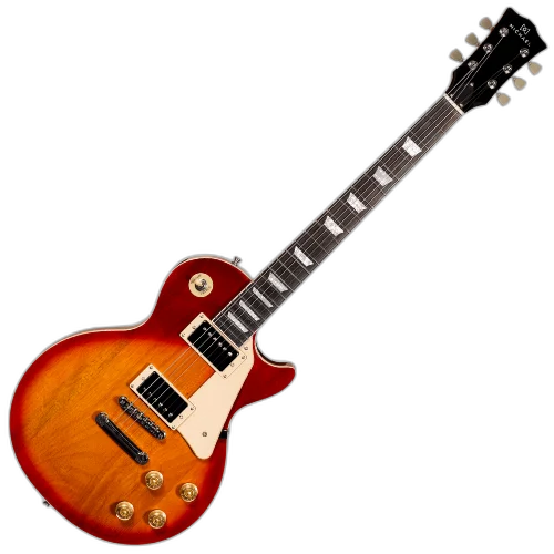 Guitarra Michael Strike GM750N Cherry Sunburst CS com Captadores Humbucker Vintage Tarraxas Vintage e Ponte Fixa com Tailpiece