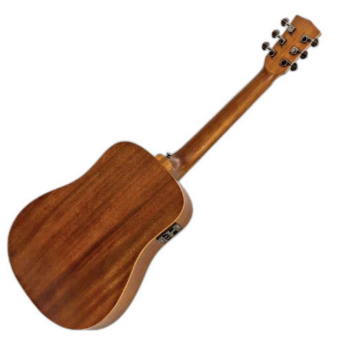 Violão Eletroacústico Michael Elegance VME700 BT (Black Top) com Tampo Spruce Pré Michael Cleverly Tarraxas Matte Black Die Cast Encordoamento Aço e Acabamento Open Pore