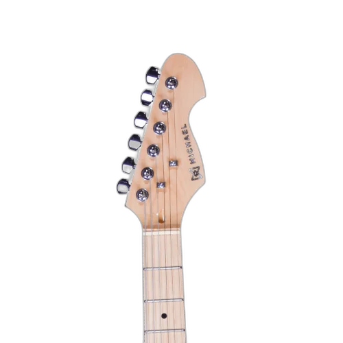 Guitarra Michael Rocker GMS250 AM Amber com Corpo Basswood Braço Maple Canadense e Captadores SSH com Efeitos Integrados