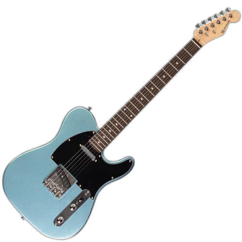 Guitarra Michael GMT400 TL Luminis BUM Metallic Blue com Corpo Basswood Braço Maple e Captadores Michael Velvet Alnico Single Coil Lipstick SS