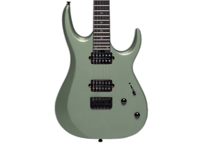 Captadores Humbucker Cerâmicos e Ponte Hardtail
