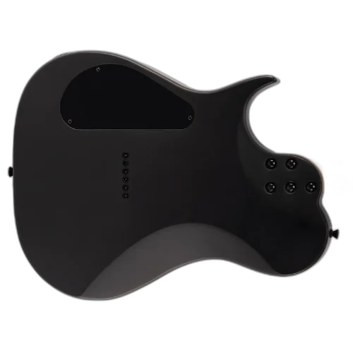 Guitarra Michael Raze GMR410 Dark Side Superstrato Humbucker Cerâmico Purple Heart Ponte Hardtail String Through