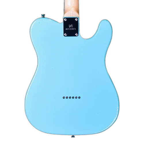 Guitarra Michael TL Canhota GM385N Antique Burst com Captadores Single Coil Lipstick Corpo Basswood Braço Hard Maple e Escala Hard Maple