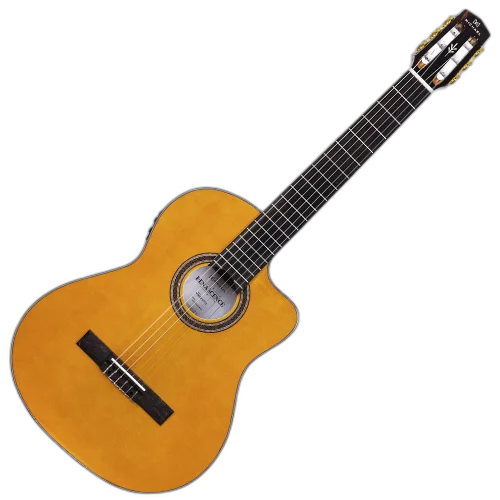 Violão Eletroacústico Michael Renascence VMR250FL Flat Cutaway Nylon com Tampo Spruce Fundo e Laterais Mahogany Braço Nato Escala Rosewood e Equalizador Michael DUO