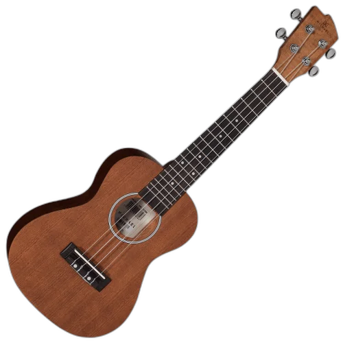Ukulele Concert Acústico Michael MK23 MH Mahogany com Tampo Mahogany Fundo e Laterais Mahogany Escala Blackwood e Cavalete Blackwood