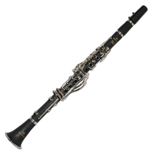 Clarinete Michael WCLM51N Série Essence Si Bemol Bakelite 18 Chaves Prateadas Cortiça Natural Timbre Encorpado com Boquilha Case e Acessórios