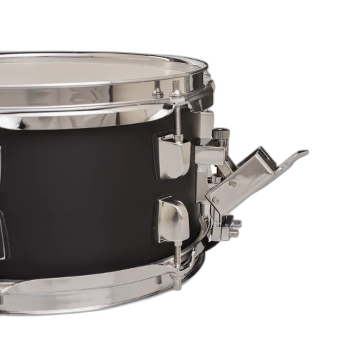 Caixa de Bateria Michael Powergate Stage PGS1055 JBK 10x5.5 Jet Black com Fuste Poplar Aros Power Hoop e Esteira 20 Fios