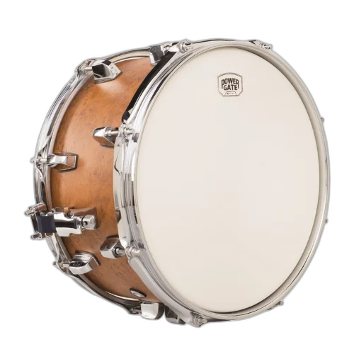 Caixa de Bateria Michael Powergate Birch PGB1455 FRD 14x5.5 Flame Birdseye com Fuste Hybrid Birch/Poplar Aros Power Hoop e Esteira 20 Fios