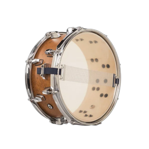 Caixa de Bateria Michael Powergate Birch PGB1255 FRD 12x5.5 Flame Birdseye com Fuste Hybrid Birch/Poplar Aros Power Hoop e Esteira 20 Fios