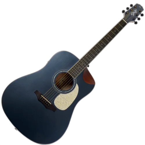Violão Seizi Akira Kaizen Black Chameleon Marcelo Carvalho com Corpo Mahogany Laminado Tampo Mahogany Laminado Equalizador Seizi Kaizen e Tarraxas Pretas Die Cast 10361035