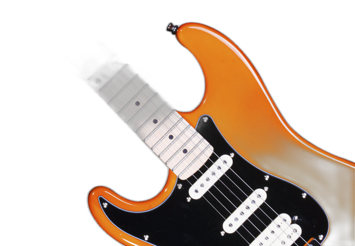 Braço Maple e Escala Rosewood Canhota