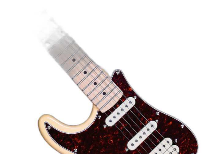 Braço Maple e Escala Rosewood Canhota