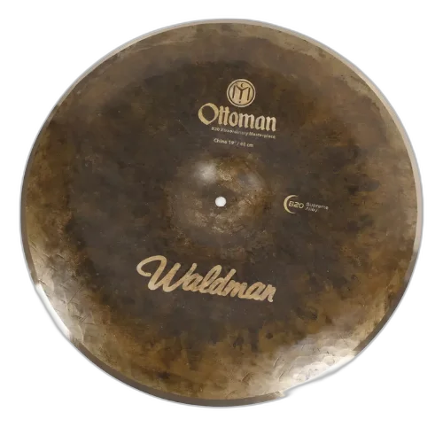 Prato Waldman Ottoman China 19" Efeito Dourado Escuro com Som Trashy Agressivo