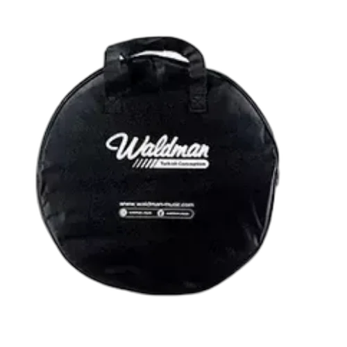 Kit Pratos Bateria Waldman Sol141620B 14" Hi-Hat + 16" Crash + 20" Ride Liga B8 e Bag