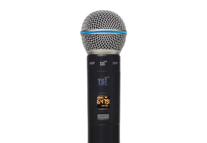 Receptor Duplo UHF com Display LCD