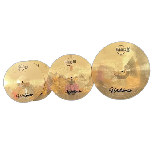 Kit Pratos Bateria Waldman Balance 10 Xplendid 10/14/16/20" Liga B10 com Bag Inclusa