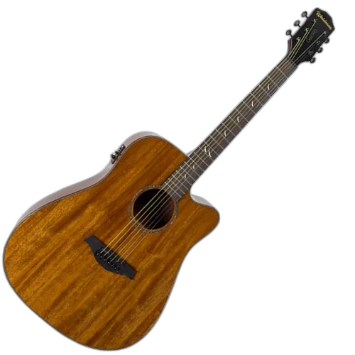 Violão Eletroacústico Waldman Blastone Grand DCEX-741 Aço Natural com Equalizador Integrado e Afinador