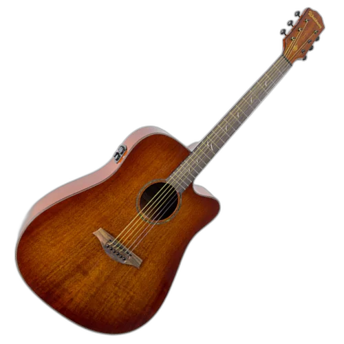 Violão Eletroacústico Waldman Opus Grand DCFX-1441 Aço Orange Burst com Equalizador Integrado e Afinador