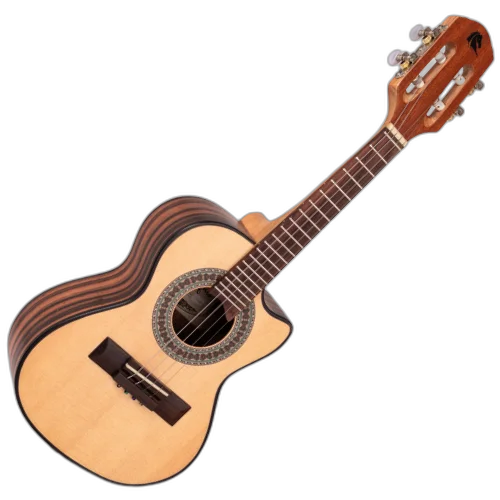 Cavaco Eletroacústico Marquês CA-30 NS EL Natural Fosco Cutaway com Captador Passivo Cap-06 Tampo Pinho e Laterais Fundo Ébano