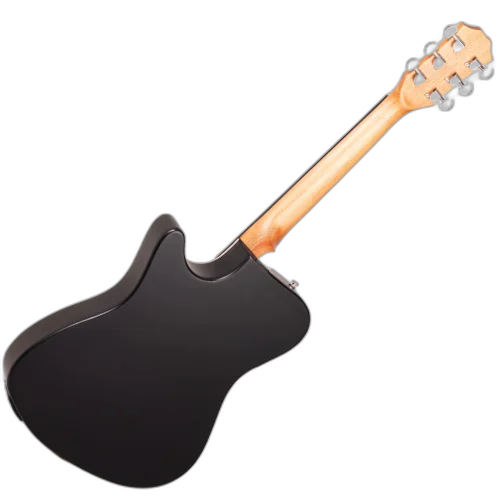 Violão Eletroacústico Marquês VA-144 NS EQ Natural Fosco com Equalizador Ativo MET-A08 4 Bandas Corpo Flat Travel Baby Cutaway Tampo Pinho Branco e Laterais Fundo Plywood