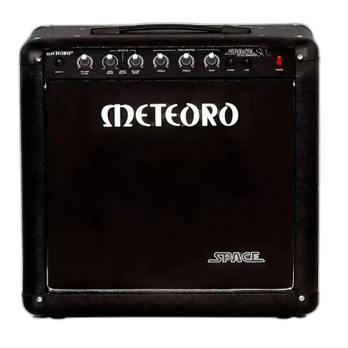 Amplificador Meteoro Space Guitar 80W 12 Polegadas para Guitarra com Falante 12" 2 Canais (Clean/Drive) Reverb Equalizador 3 Bandas e Entrada Auxiliar