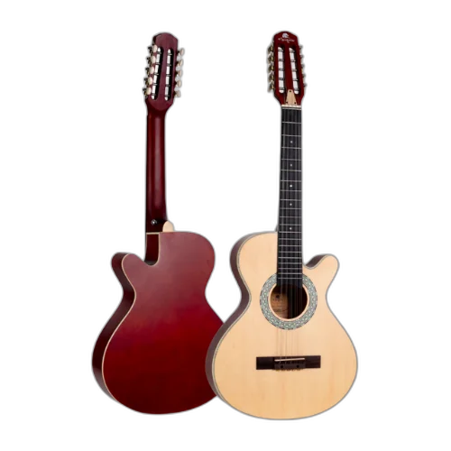 Viola Caipira Acústica Marquês VIL-49 NS AC Ponteio Natural Fosco com Tampo Fundo e Laterais em Plywood Laminado Braço em Cedro Escala em Rosewood e 21 Trastes