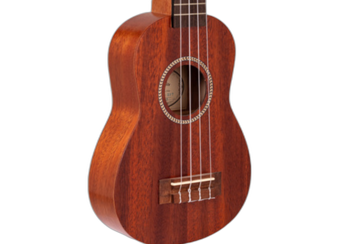Corpo Ukulele Soprano Natural Fosco em Sapele
