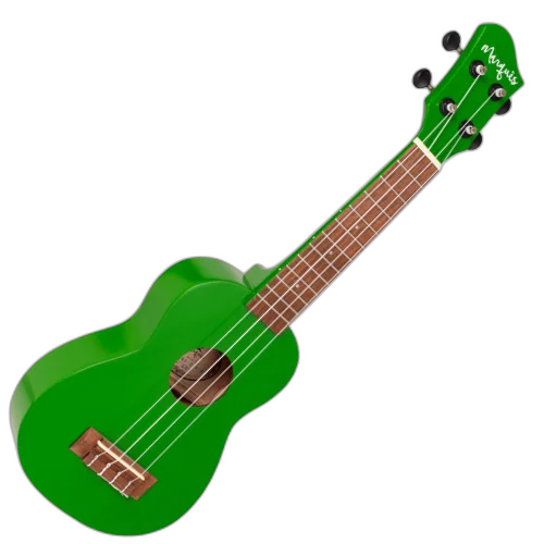 Ukulele Soprano Acústico Marquês UKS-242 GR AC Verde Fosco com Corpo em Sapele