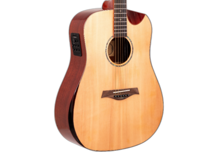 Corpo Folk Half Cutaway Natural Fosco