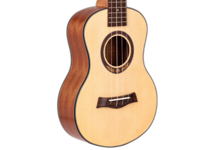Corpo Ukulele Tenor Natural Fosco em Agathis