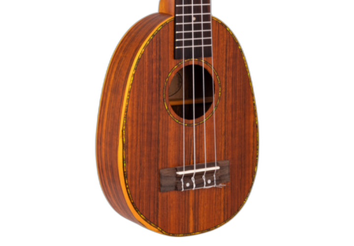 Corpo Ukulele Concerto Pineapple em Koa Natural Fosco