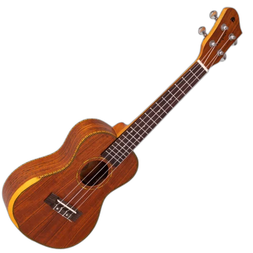 Ukulele Concerto Acústico Anatômico Marquês UKC-223 NS Natural Fosco com Corpo em Koa
