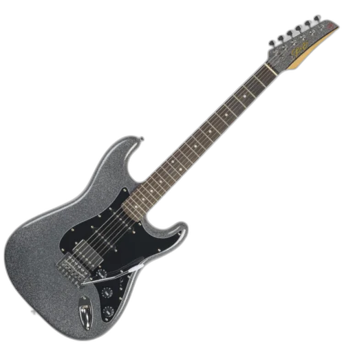 Guitarra Seizi Fun Katana Musashi HSS Space Grey Sparkle Captadores Chidori HSS Ponte Tremolo Escudo Preto e Bag 10361146