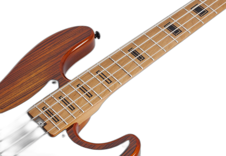 Braço Roasted Maple Thin C e Escala Roasted Maple com 21 Narrow X-Jumbo Frets