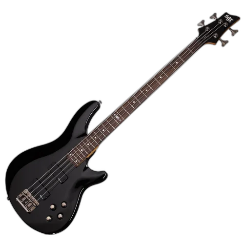 Contrabaixo Schecter SGR C-4 Bass Gloss Black com Corpo em Basswood Escala em Rosewood com Captadores Schecter Diamond Bass Ponte Diamond Bass 3815
