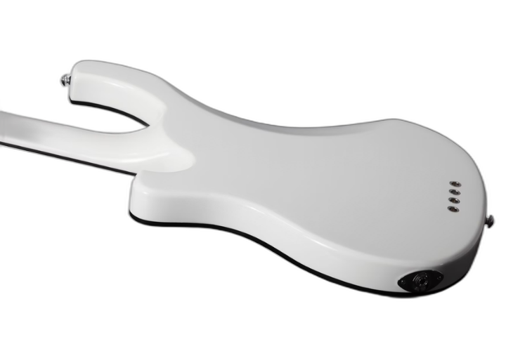 Corpo Mogno com Acabamento Gloss White e Binding Preto
