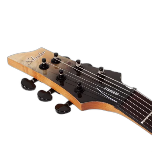 Guitarra Schecter C-1 Standard Canhoto Blood Burst BFBB Corpo em Mogno e Topo Burl Figurado Braço em Bordo Torrado Escala em Jacarandá com Captadores Schecter Diamond Standard Ponte Schecter Diamond Hardtail 3952