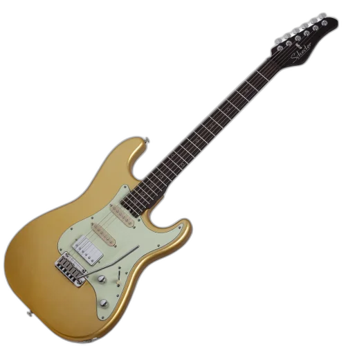 Guitarra Schecter Nick Johnston HSS 10th Anniversary com Corpo em Alder Braço Roasted Hard Rock Maple Bolt-on Perfil Vintage Escala em Ébano com 22 Jumbo Frets Captadores Schecter Diamond Single-Coil 1155