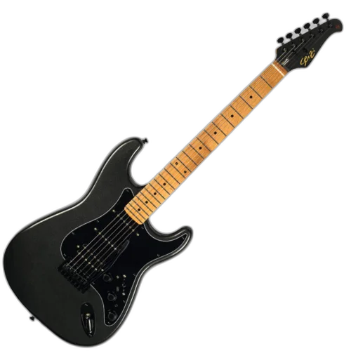 Guitarra Seizi Multi Smart Metallic Black com Sistema de Efeitos Integrados e Ponte Tremolo 10361206