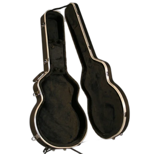Case para Guitarra Semi Acústica Gator GC 335 com Estrutura ABS Ultra Resistente Interior em Microveludo Vermelho com Espuma Acolchoada Alças Ergonômicas Travas Reforçadas e Design Específico para Formato Semi Acústica 335