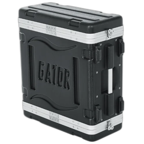 Case para Periférico Gator 4U Polietileno 19" GR 4L com Estrutura em Polietileno Ultra Resistente Alças Ergonômicas Travas Reforçadas Rodas e Tampa Frontal Removível Proteção Robusta e Prática para Rack 4 Unidades 19"